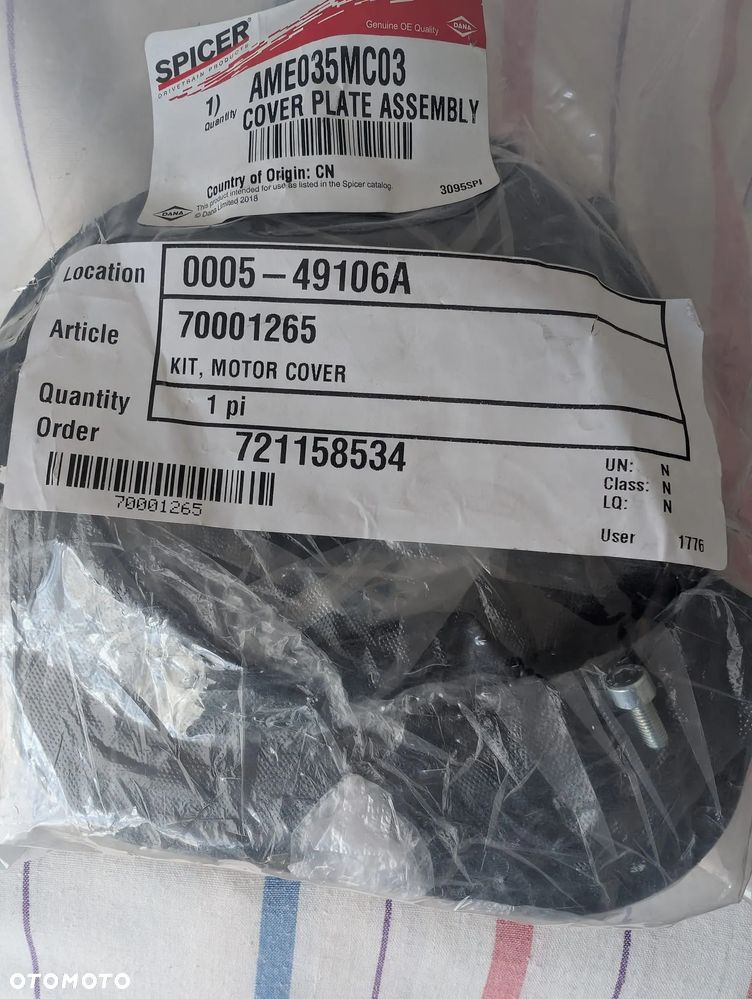 JLG oslony silnika jazdy - 1