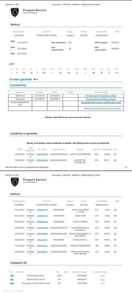 PEUGEOT 508 2020 — imagine 24