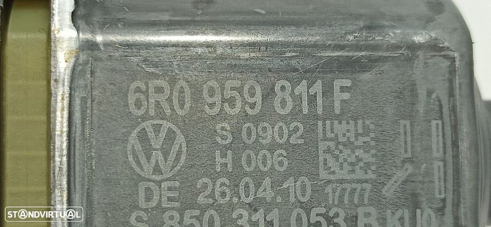 MOTOR ELEVADOR TRASEIRO ESQUERDO VOLKSWAGEN POLO (6R1) ADVANCE - 3