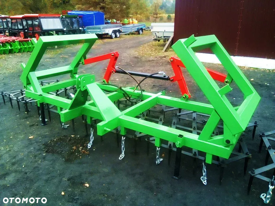 Brony polowe z wałkami 3/4/5/6/7 hydrauliczne i ręczne składanie ząb 14cm 16cm 20cm - 10