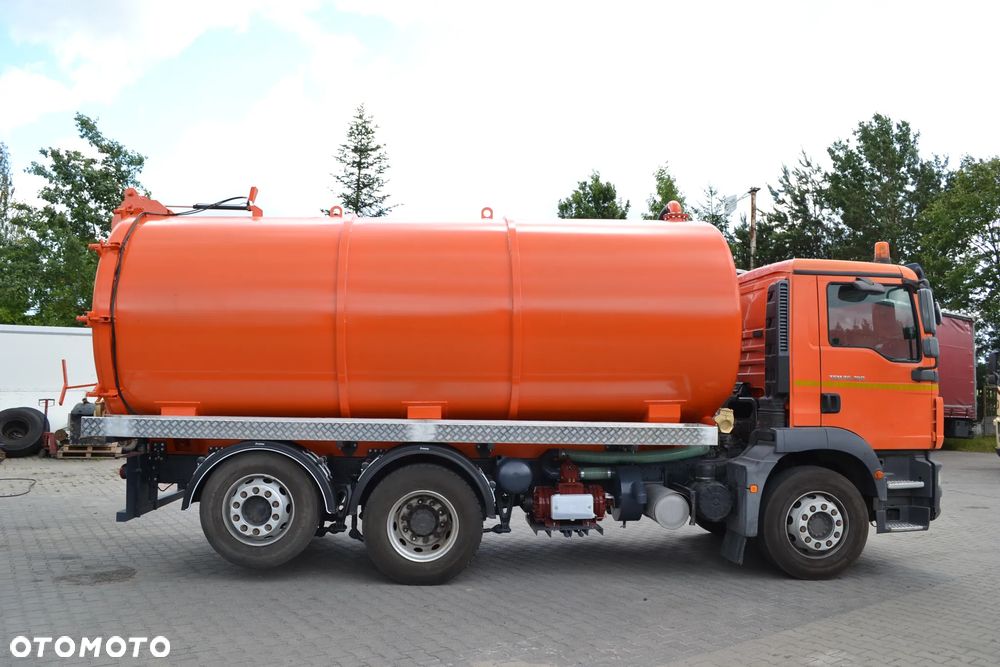 MAN TGM 2013 r 279000 km SPECJALNY SZAMBIARKA NOWA BECZKA 20 m³ TRZECIA OŚ SKRĘTNA KLIMATYZACJA - 4