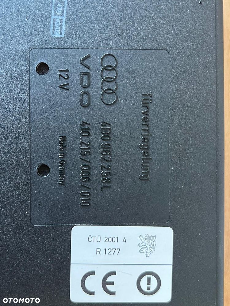Moduł Komfortu Audi A6 C5 4B0962258L - 2