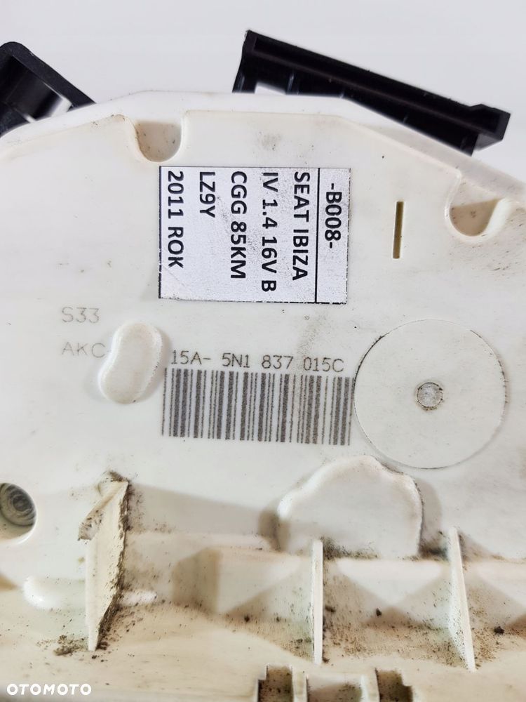zamek drzwi lewy przód 5n1837015c seat vw skoda - 9