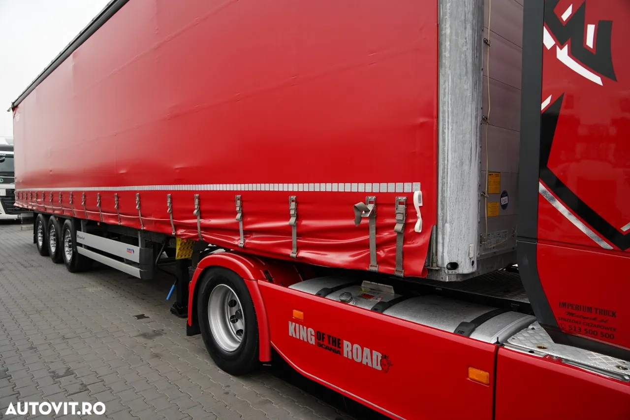Scania R 450 / KIT / + SCHMITZ / CORTINĂ STANDARD / AXĂ RIDICABILĂ / ACOPERIȘ RIDICABIL / 2022 RIDICABIL - 13
