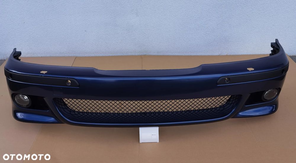 ZDERZAK BMW E39 M PAKIET BIARRITZBLAU PRZEDNI PRZÓD SPRYSKI PDC ORYGINALNY WYSYŁKA BDB