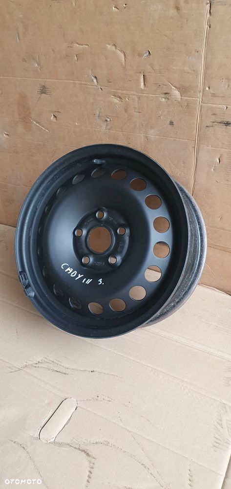 Felgi stalowe koła VW 5x112 6J ET47 16" R16 VW Caddy III 1K0601027C - 21