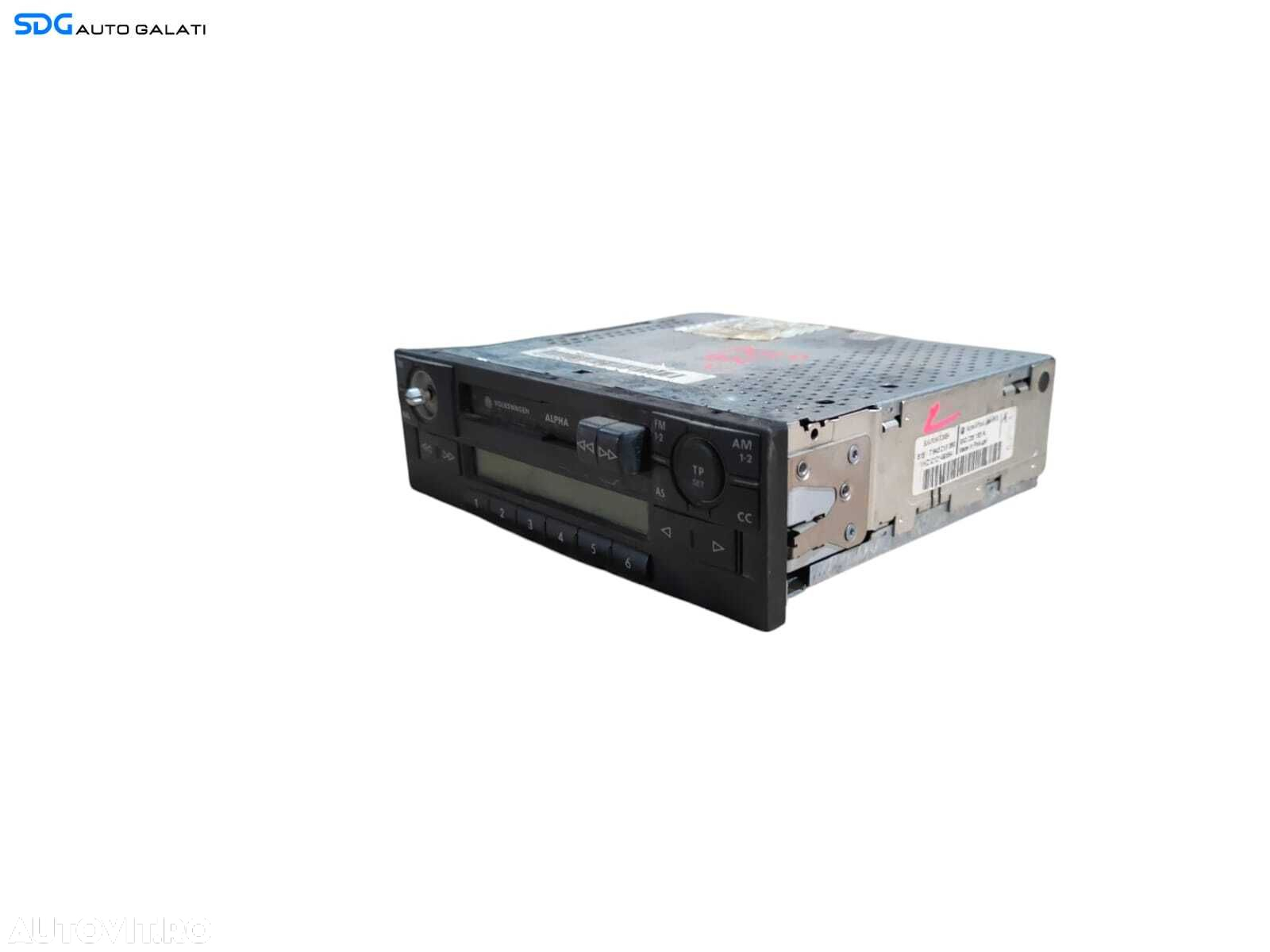 Unitate Radio cu Caseta Alpha Volkswagen Lupo 1998 - 2005 Cod 6X0035153A [L5631] - 3
