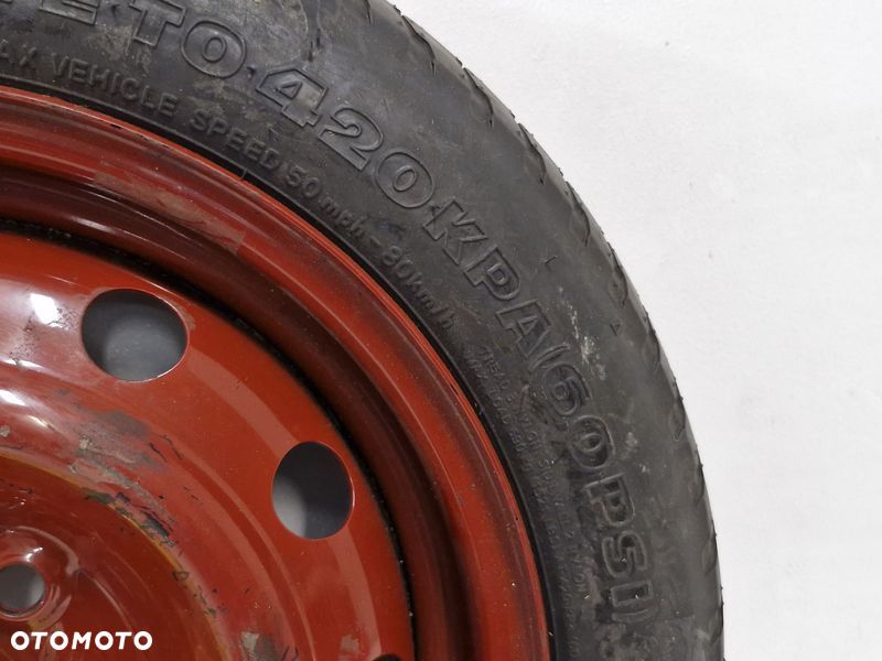 HYUANDAI VELOSTER KOŁO ZAPASOWE DOJAZDOWE 529102H910 5X114.3 4JX15 125/80/15 - 3