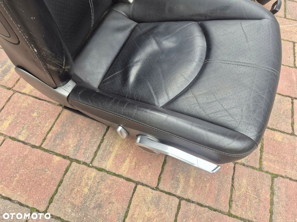 fotel prawy lewy czarny 2szt porsche boxster 987 - 5