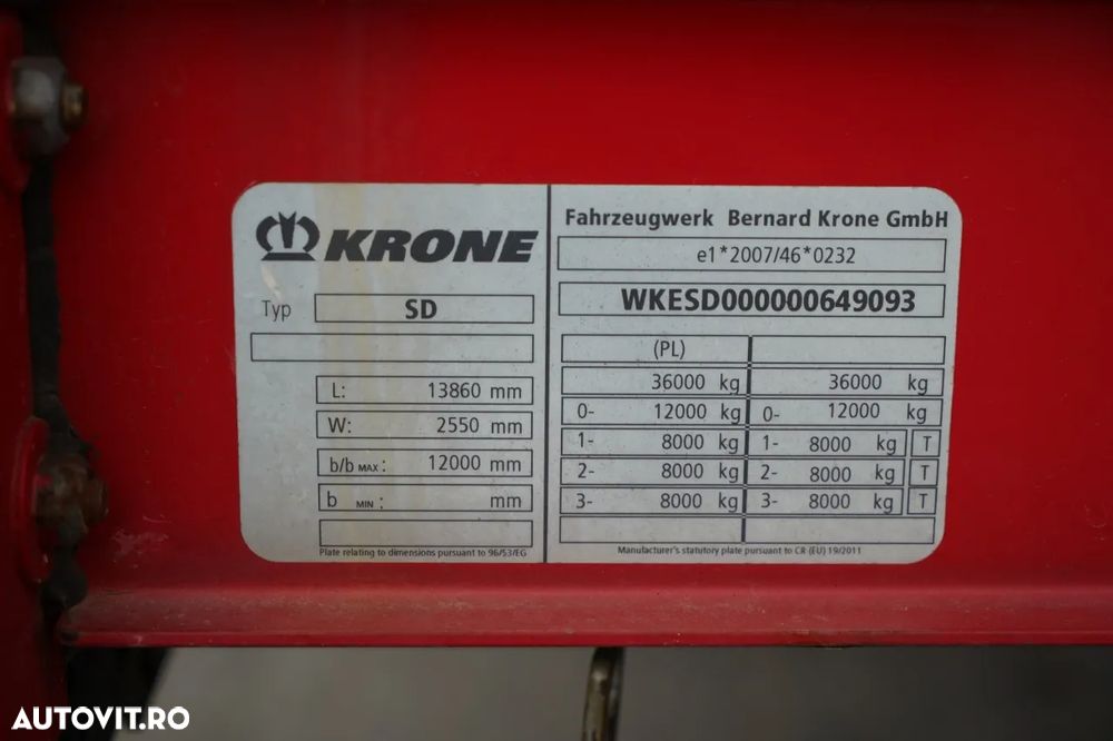 Krone CORTINĂ KRONE / MEGA / PLATĂ JOSĂ / PLATĂ RASTRÂNDĂ / ACOPERIȘ RASTRÂND / SAF - 28