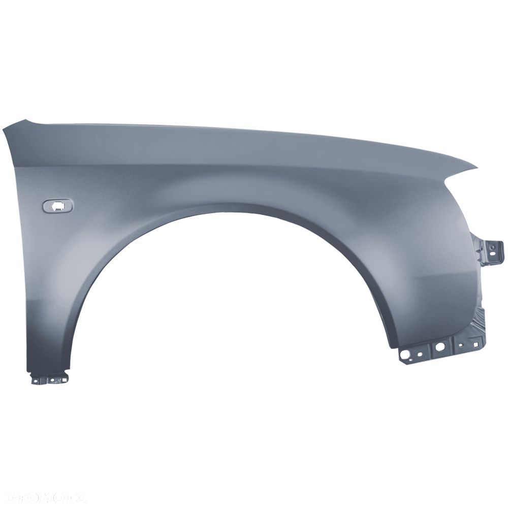 BLU Błotnik AUDI A6 C5 LY7L prawy srebrny 97-01 przód AchatGrau - 2
