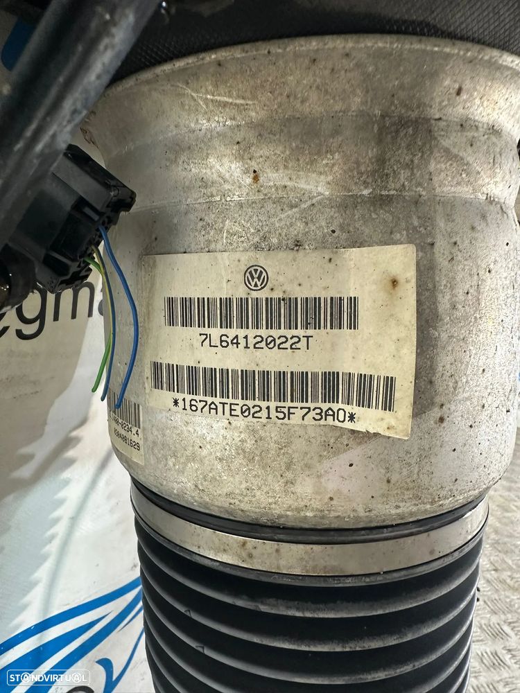 Conjunto Amortecedores Suspensão Frente Frontal Tras Traseiro VW Volkswagen Touareg 7L6412021T 7L6412022T 7L6512022E 7L6512021AG - 12