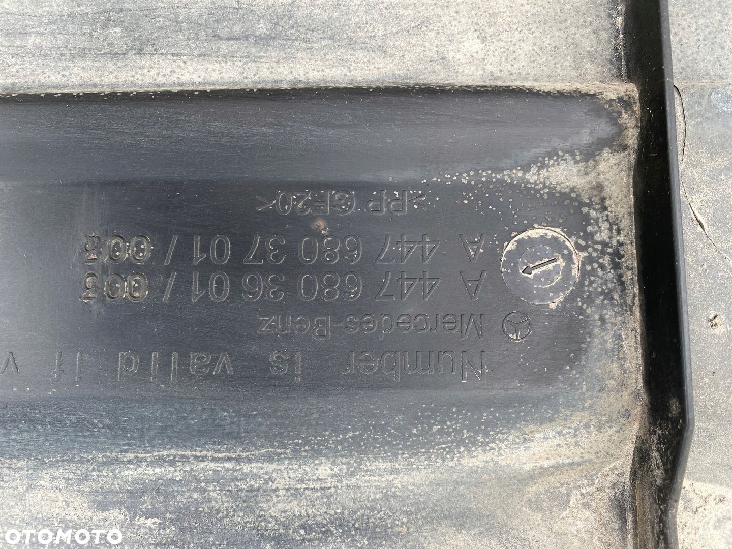 Osłona Silnika Nadwozia A4776803601 Vito W447 14- - 4