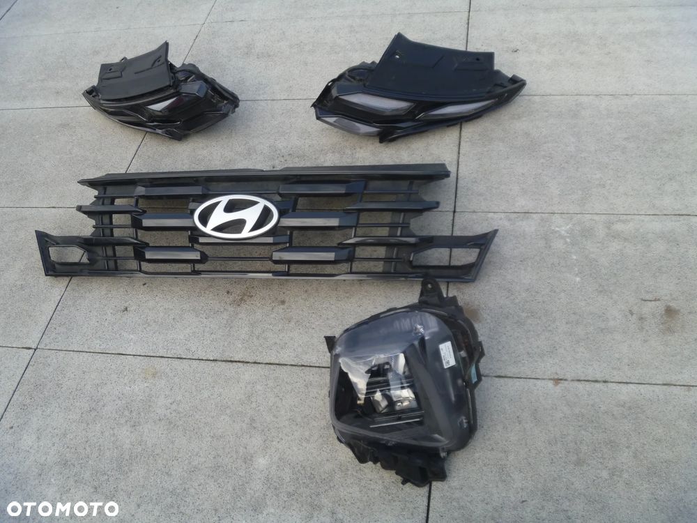 HYUNDAI TUCSON IV 2020- LEWY NAROŻNIK ZDERZAKA TYLNY ZDERZAK TYŁ 86656N7000 - 7