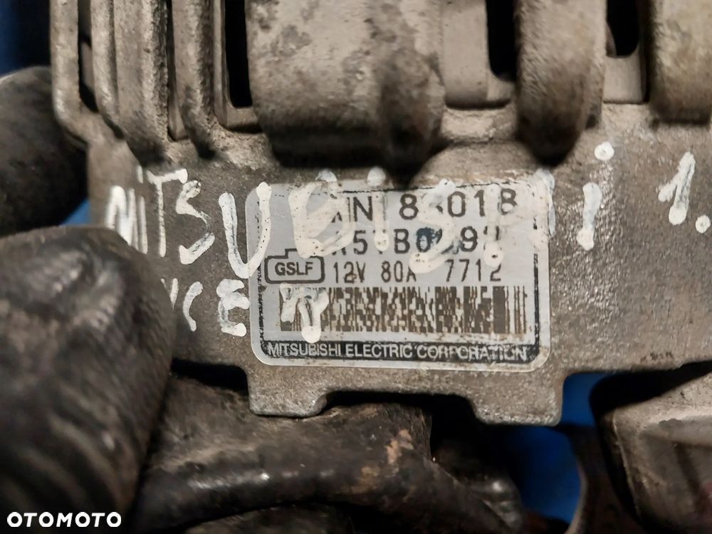 Alternator Mitsubishi Lancer Wagon 1.6 1.8 Benzyna MN183018 Mitsubishi A5TB0692 - 4
