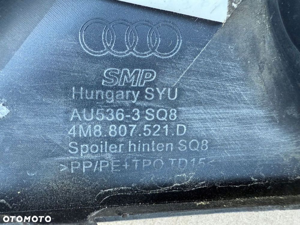 DYFUZOR ZDEZRAK Audi SQ8 4M8 ORYGINAŁ BEZ USZKODZAŃ - 7