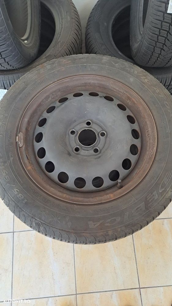 Anvelope all season 185 65 r15 + jante 5x100 - 4