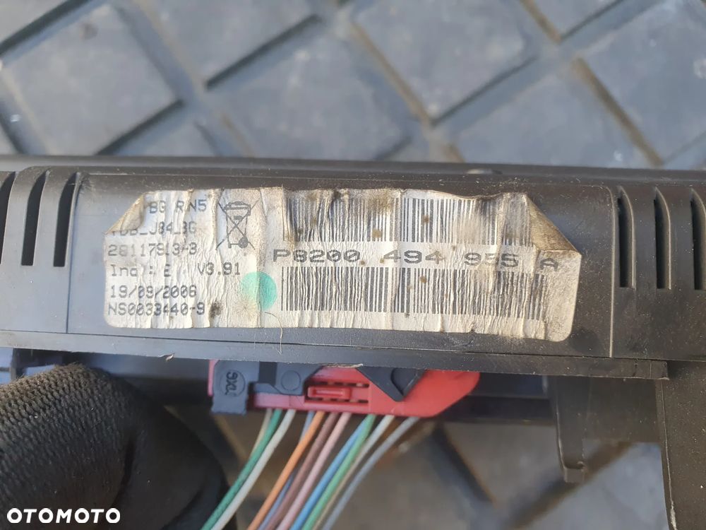 RENAULT SCENIC II WYŚWIETLACZ LICZNIK ZEGARY 8200494955A EUROPA - 3