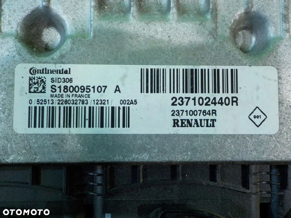DACIA DUSTER I 1.5 DCI 13r sterownik komputer silnika 237102440R S180095107 - 4
