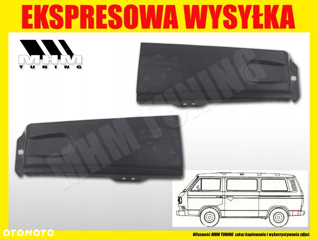 Błotnik tylny reperaturka VW T3 Transporter 79-92 - 2