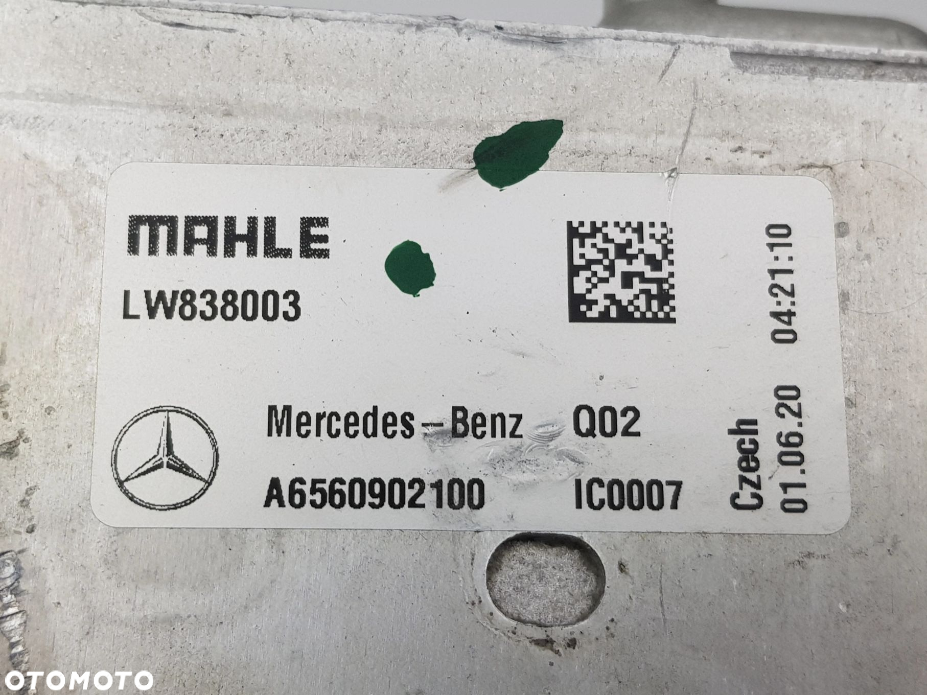 NOWA ORYGINALNA Chłodnica powietrza Intercooler Mercedes w213 w222 c253 - 9