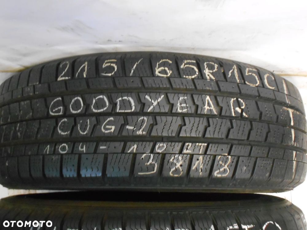 OPONY 215/65R15C GOODYEAR CARGO ULTRAGRIP CUG-2 DOT 0519 / 3818 9MM - 2