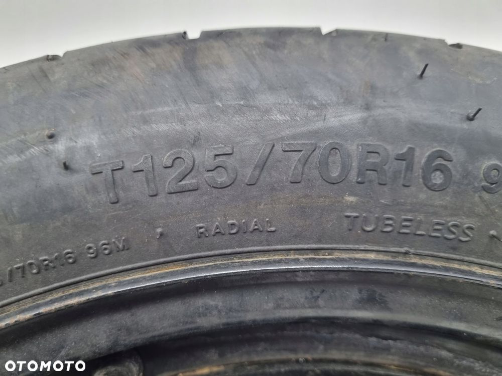 KOŁO DOJAZDOWE ZAPASOWE Audi Seat Vw Golf V 125/70 R16 1K0601027F 5x112 - 7