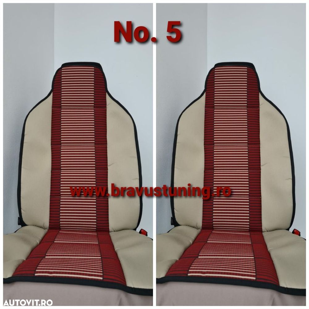 Huse scaun auto SPATAR Stofa TAPITERIE 2 buc/set - 6