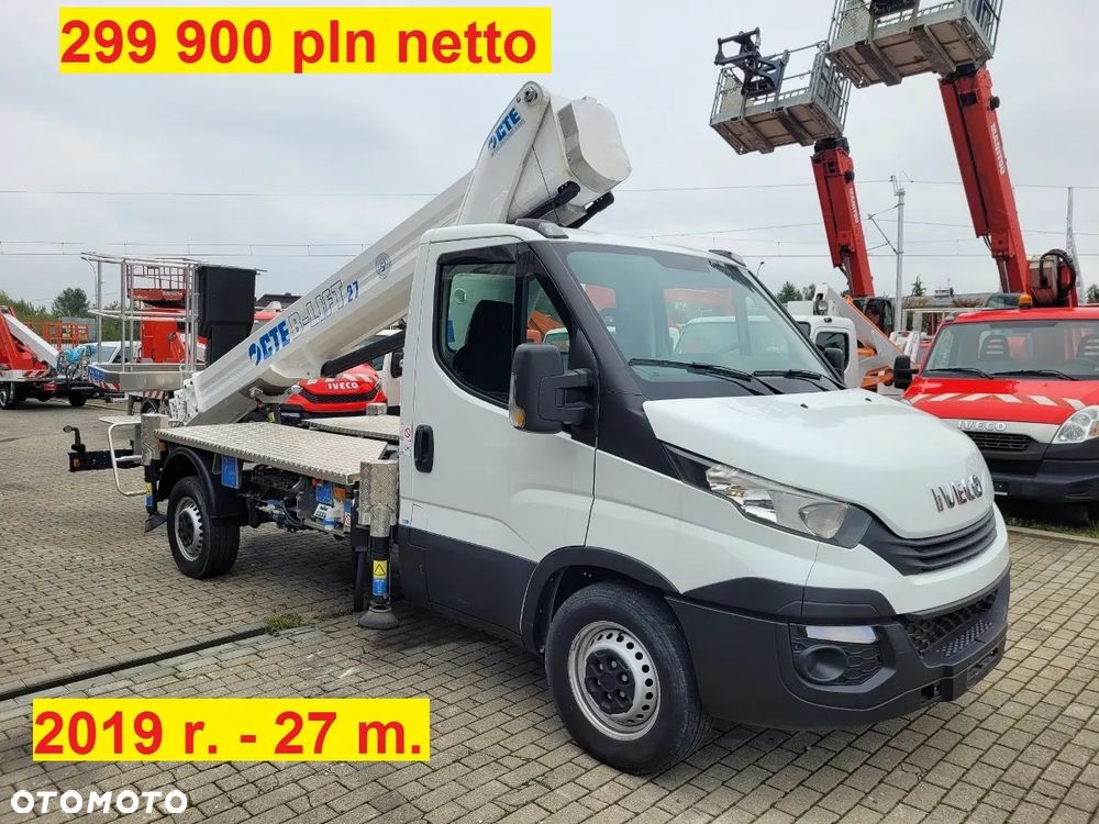 Nissan Cabstar NT400 podnośnik koszowy 25 m 24 m 22 m 21 m 20 m 18 m 17 m - 18