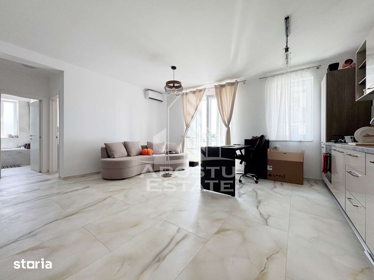 Apartament 2 camere de vanzare 48mp utili + 7mp terasa, Giroc — fotografia 1