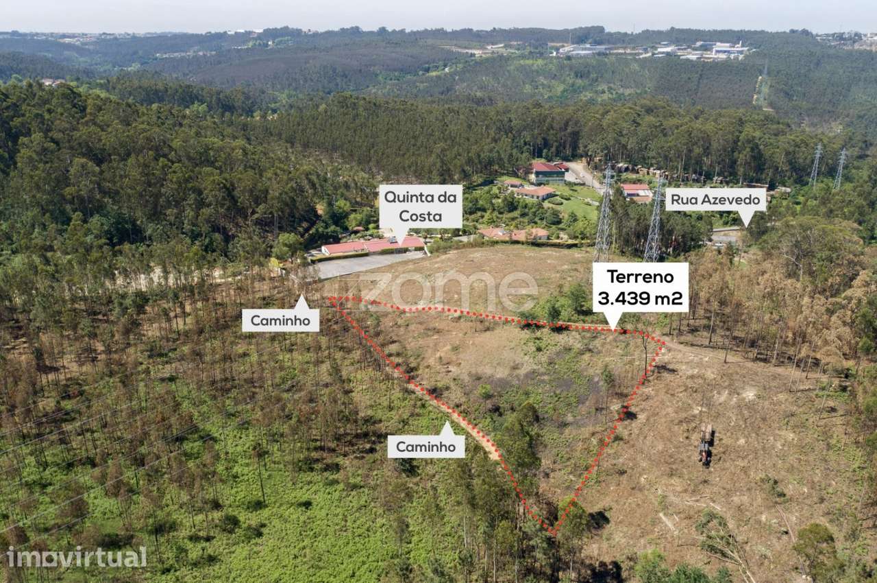 Terreno florestal com capacidade construtiva - Santa Maria da Feira - Grande imagem: 2/36
