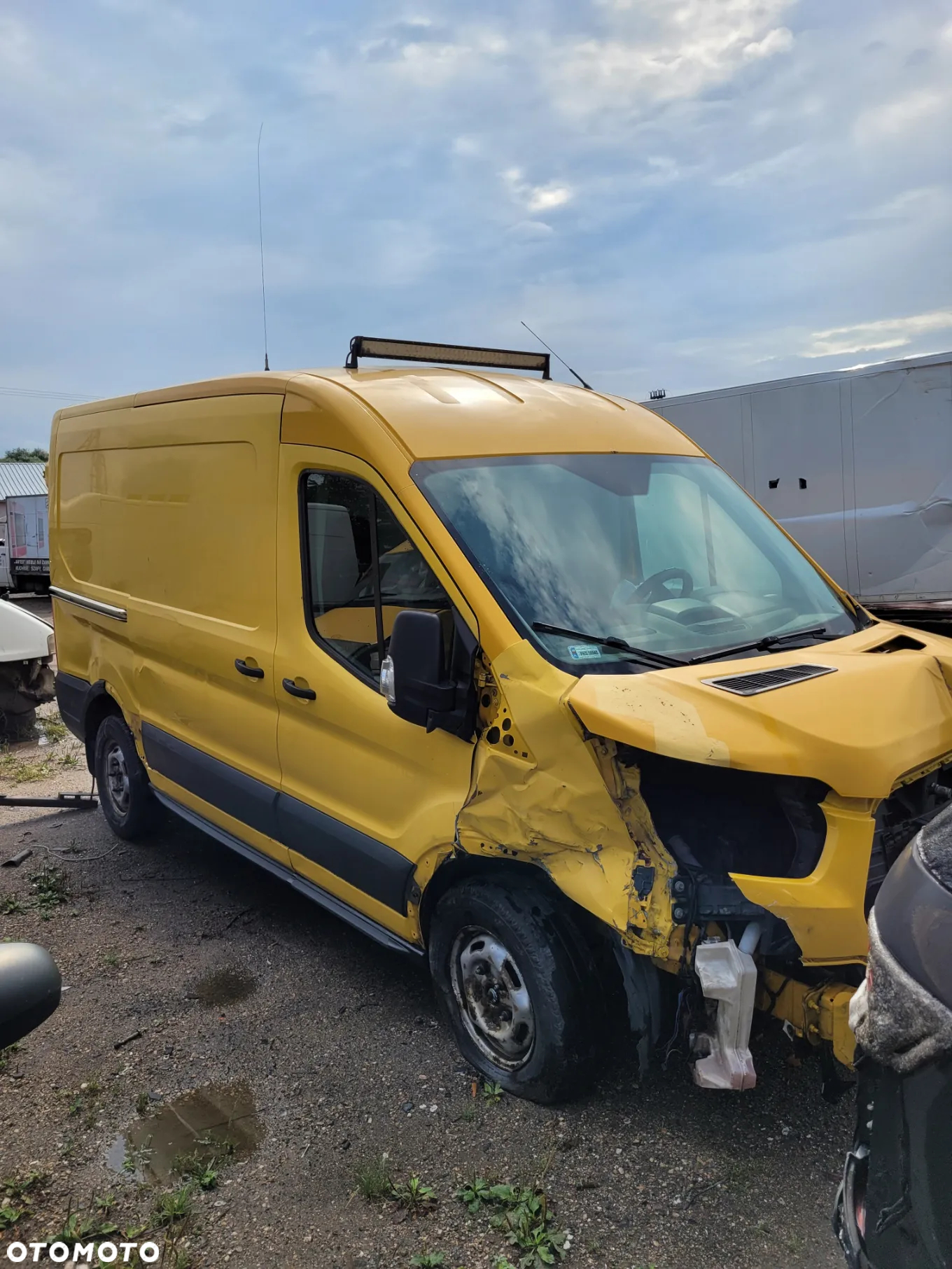 FORD TRANSIT MK8 maska zderzak lampa grill błotnik drzwi zbiornik paliwa szyba lusterko klamka klapa cwiartka przód - 2