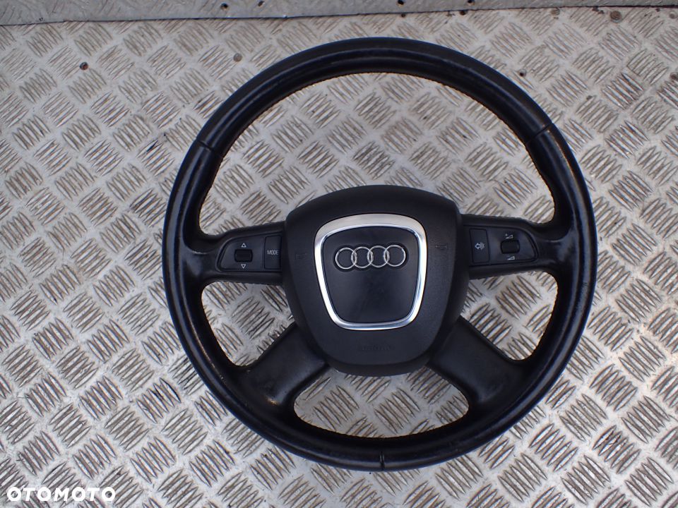 KIEROWNICA MULTIFUNKCJA AUDI A4 A6 AIRBAG SKÓRA RADOM - 1