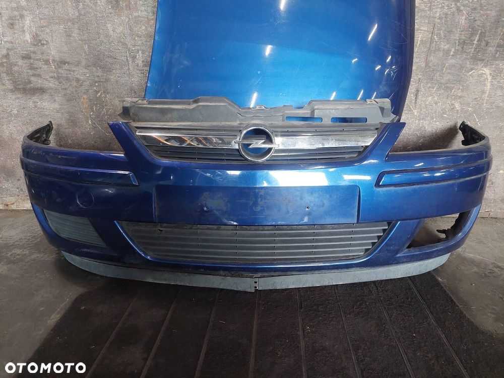 KOMPLETNY PRZÓD MASKA ZDERZAK BŁOTNIKI LAMPY OPEL CORSA C LIFT Z21B - 11