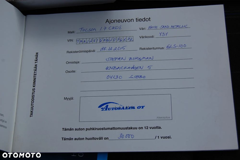 Hyundai Tucson blue 1.7 CRDi 2WD Intro Edition - 26