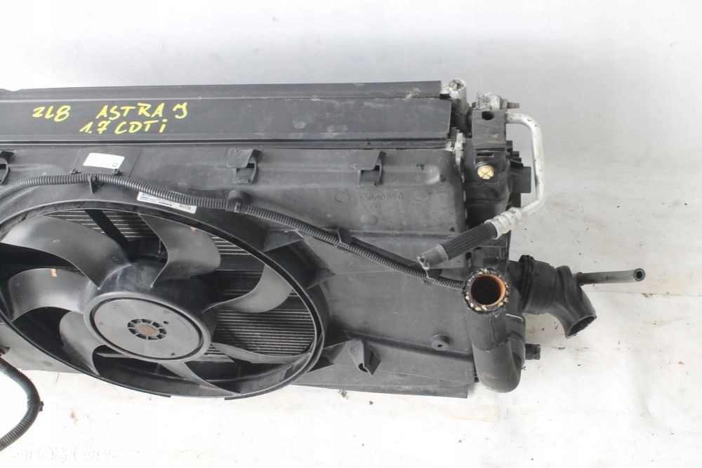 KOMPLET CHŁODNIC WENTYLATOR OPEL ASTRA J IV 4 2009R- 1.7 CDTI - 5