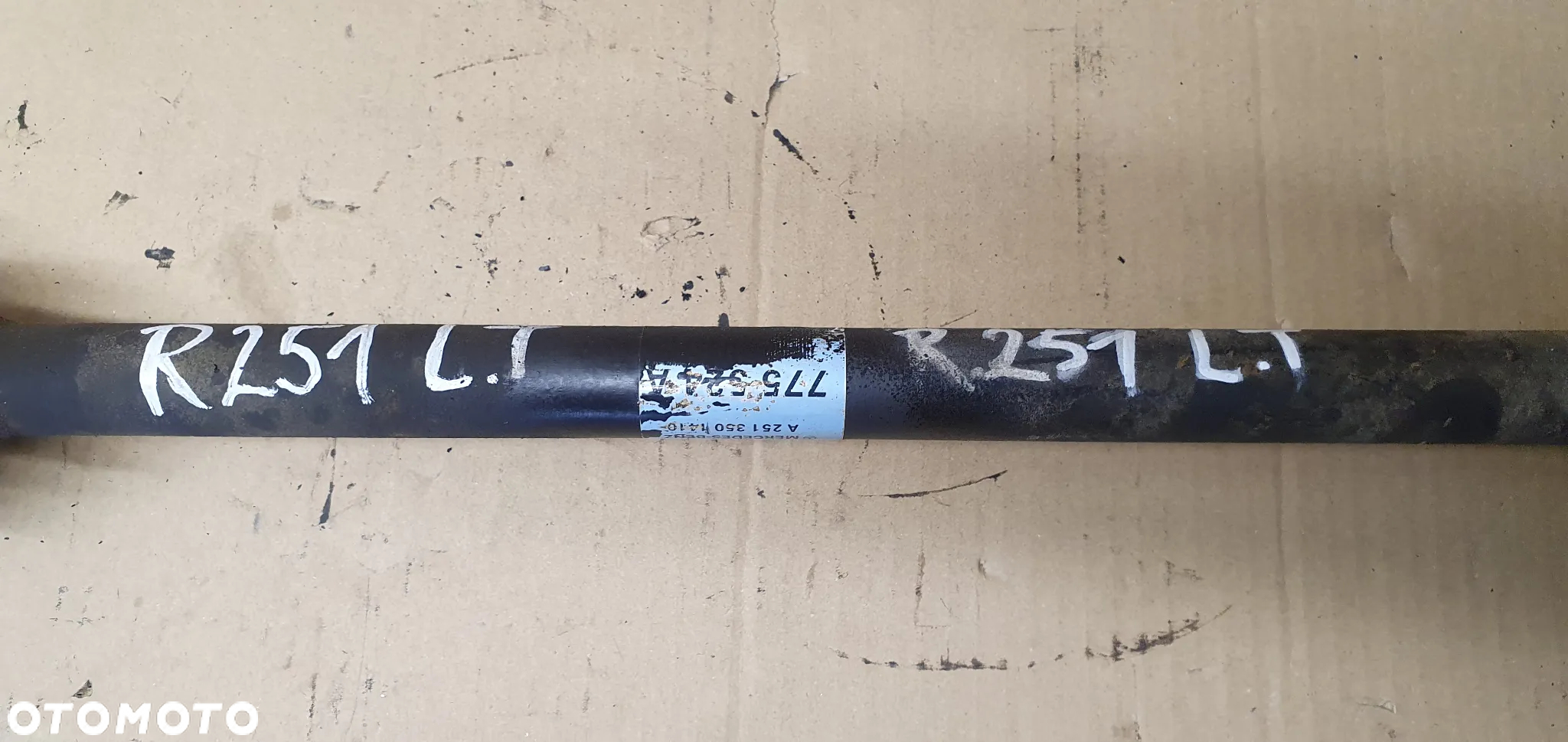 Półoś lewy tył tylna lewa półośka Mercedes R-Klasa W251 3.0 CDI A2513501410 - 8