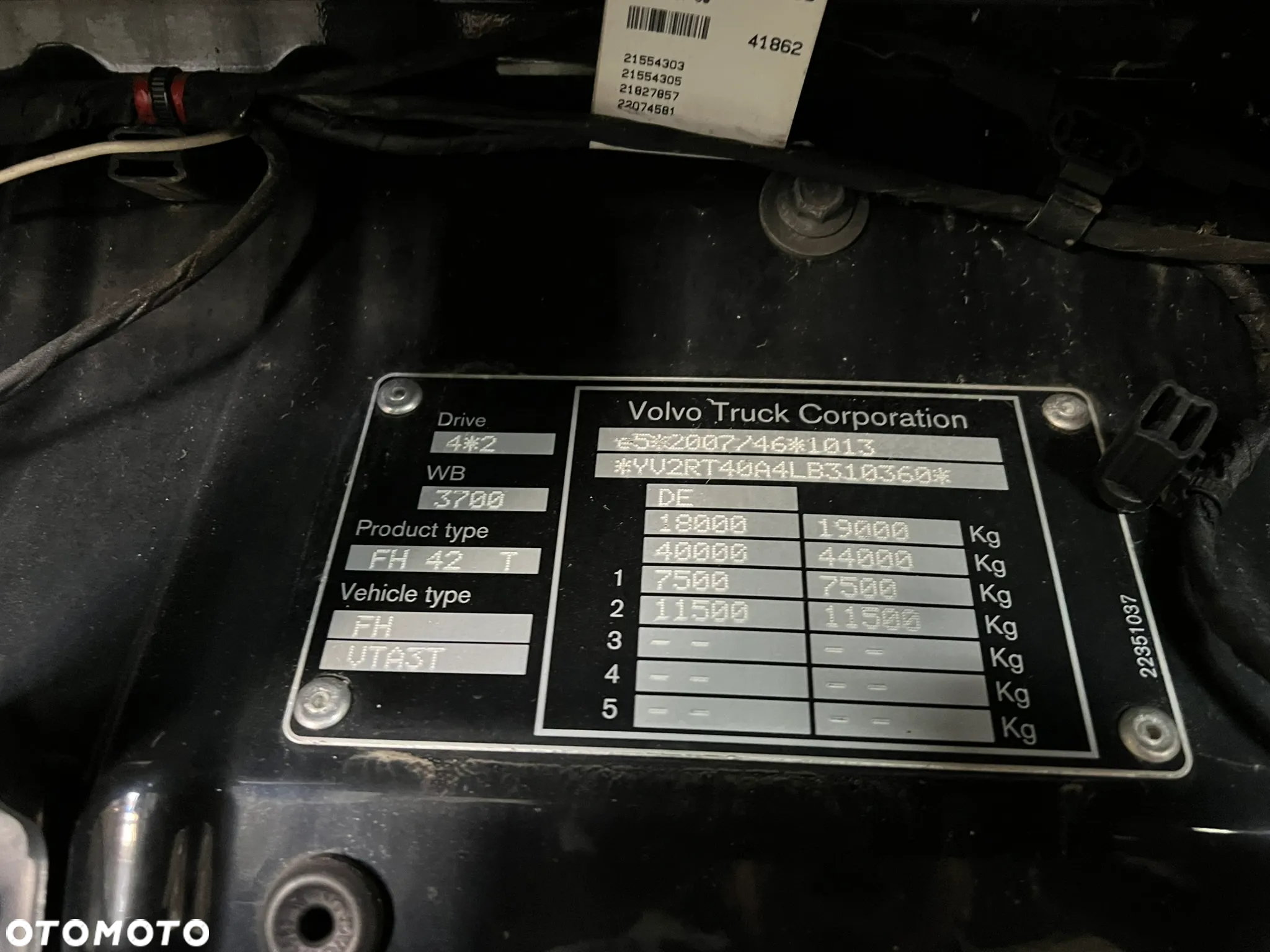 Volvo 500 Glob XL Niemcy Po kontrakcie klima postojowa nowy serwis - 25