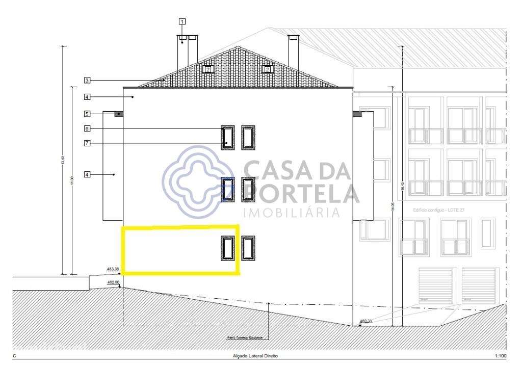 Apartamento T2 R/C  "A" em construção com garagem |79,20 m2 (área tota - Grande imagem: 2/12