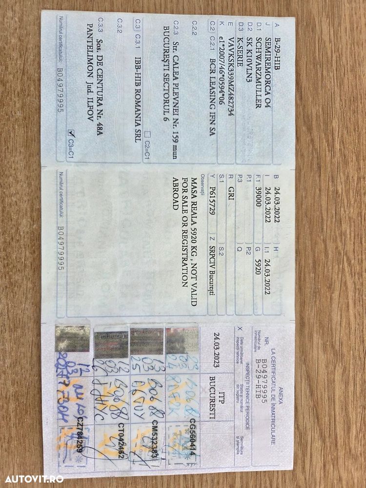 Schwarzmuller SK KAK10, 2022, 28mc, axe SAF, picioare sprijin, prelata, scena vizitare, axa LIFTABILA, anv 80% ok, HARDOX, STARE BUNA, posibilitate leasing-PROMOTIE 23.900 EUR+Tva - 17