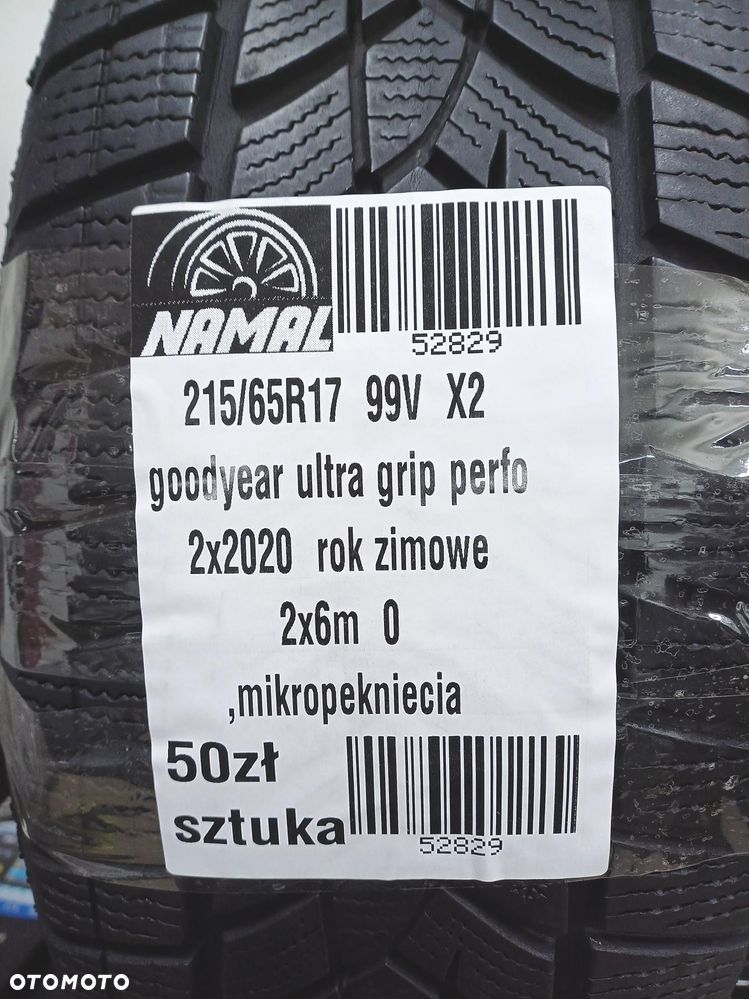 2x 215/65R17 goodyear 2020 opony zimowe 6mm 52829 - 10