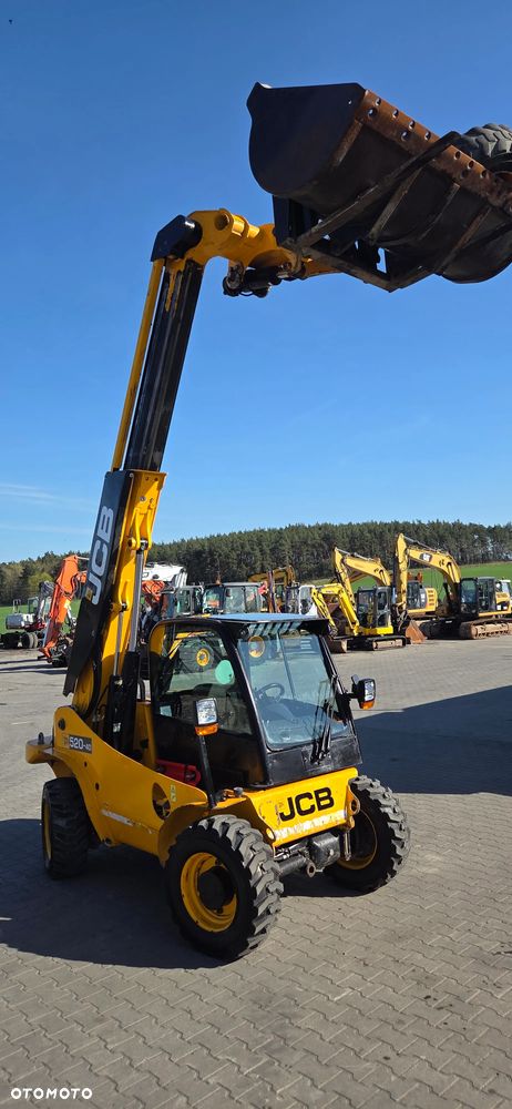 JCB <<JCB 520-40, 2010 rok, łyżka+widły,przedłużki do wideł, zapasowe koło, sprowadzona!>> - 13