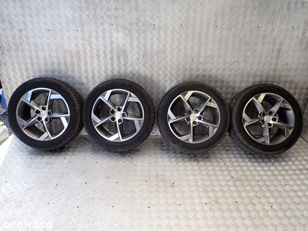 KOŁA FELGI ALUMINIOWE PEUGEOT 7,5JX17  ET 40  5X108  9671401580  Z OPONAMI ZIMA PIRELLI  215/55/17 - 1