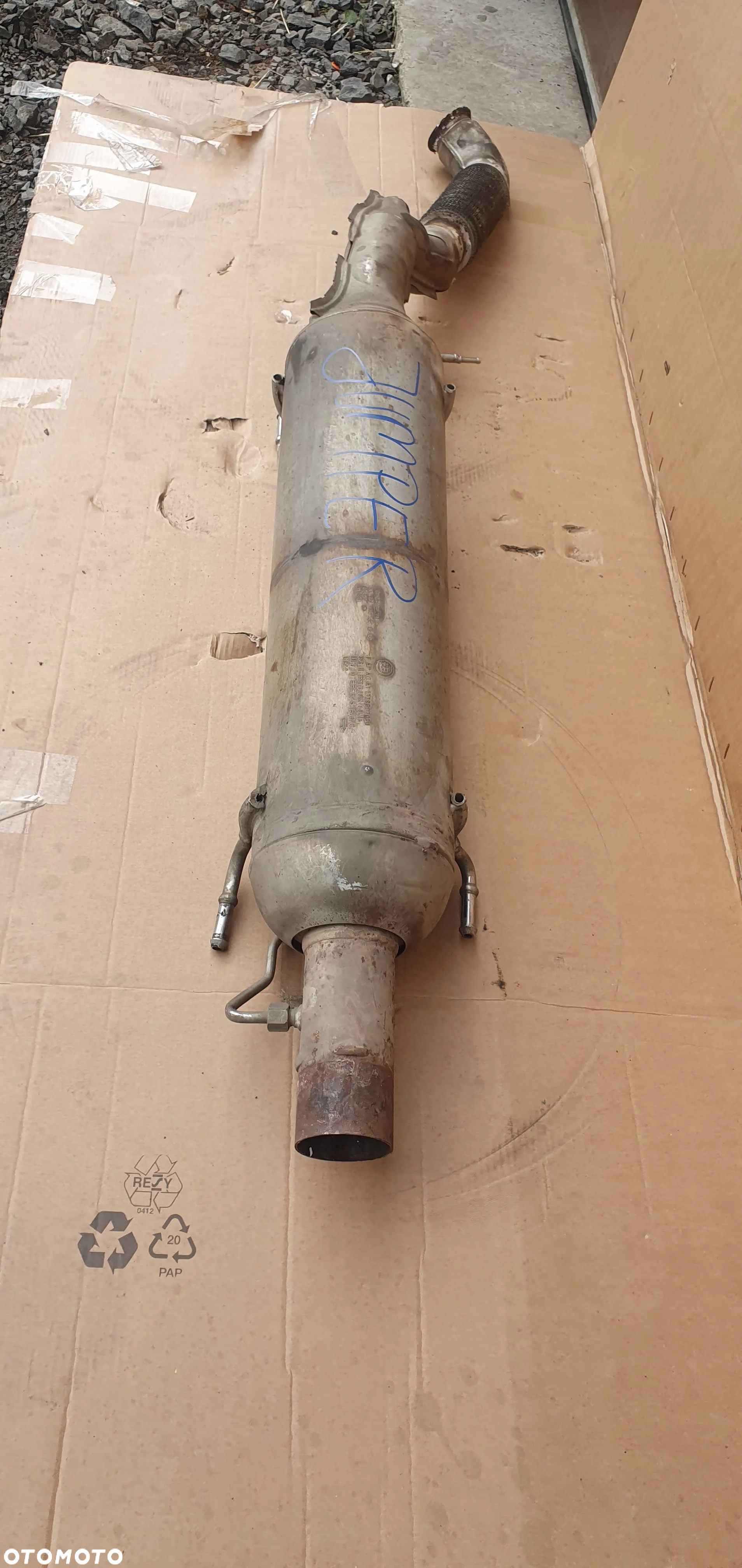 Filtr cząstek stałych DPF Citroen Jumper 2.0 HDI Adblue  Euro 6 1379607080 - 3