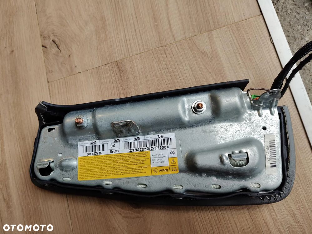 MERCEDES W209 CLK Lift CABRIO PODUSZKA AIRBAG FOTELA LEWA PRAWA SZARA - 12