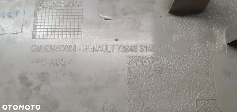 Lampka podsufitki oświetlenie kabiny wyświetlacz Opel Vivaro B 93450664 739483145R 248804435R - 7