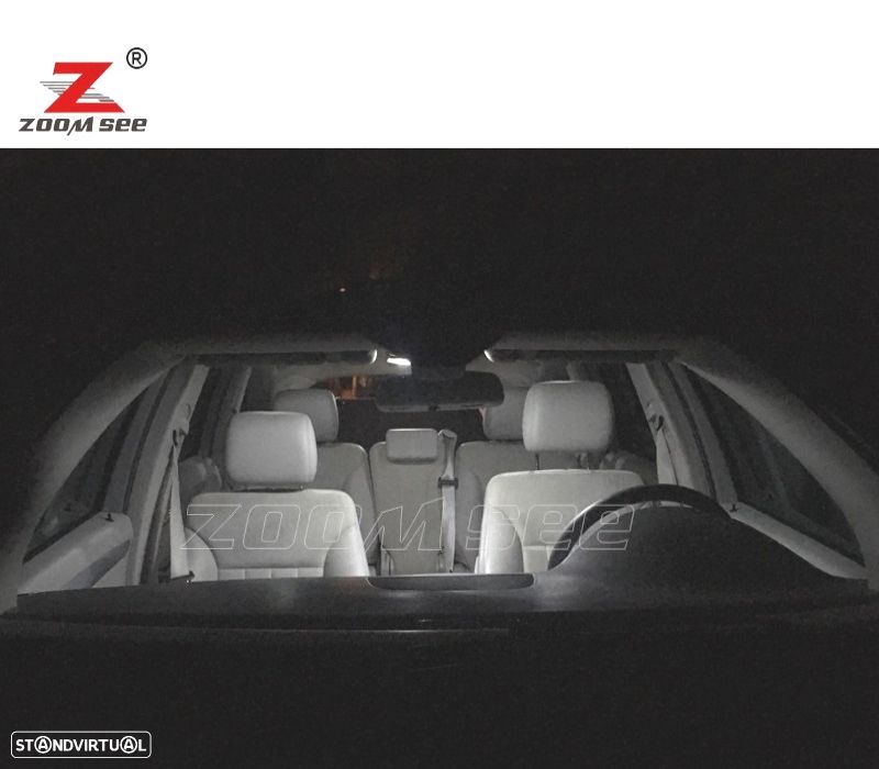 KIT COMPLETO DE 22 LÂMPADAS LED INTERIOR PARA MERCEDES CLASE R W251 R320 R350 R500 2006-2014 - 5