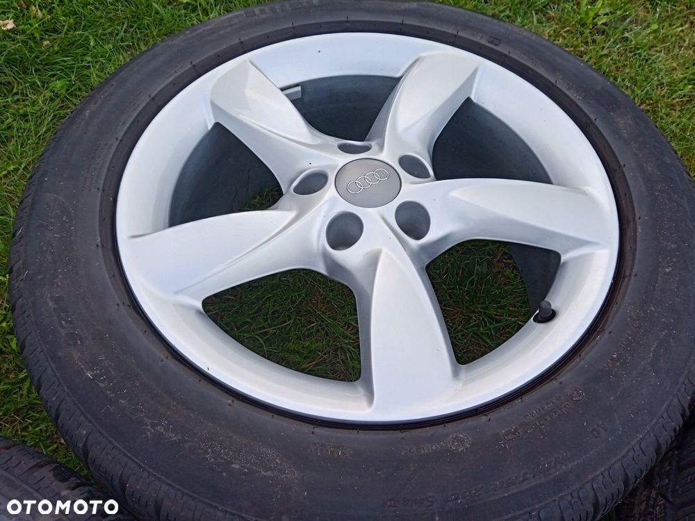 Felgi aluminiowe 5x112 Audi A6 C7 4G Q3 8U A4 A3 A8 100 Q2 Q3 opony zima - 6