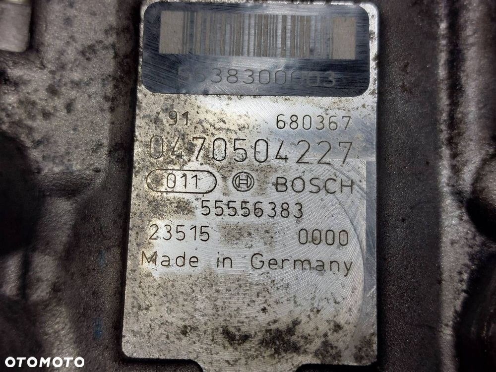 POMPA WTRYSKOWA USZKODZONA OPEL ZAFIRA A LIFT 0470504227 55556383 - 8