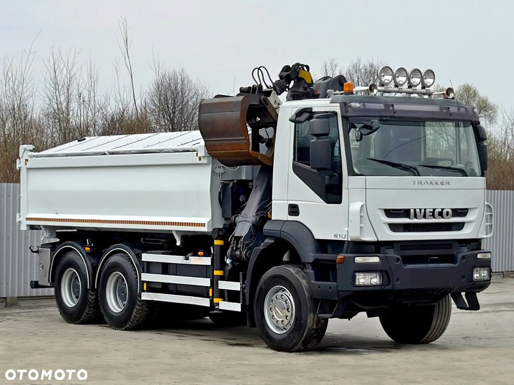 Iveco TRAKKER 410 * WYWROTKA 5,10 m * PALFINGER EPSILON Q 150 Z 84 TI / 6x6 - 4